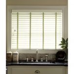 Faux Wood Blinds with Decorative Tape