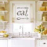 Vintage Towel as Window Treatment